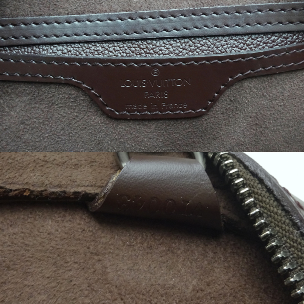 LOUIS VUITTON Authentic Brown Leather Backpack - Picture 7 of 9